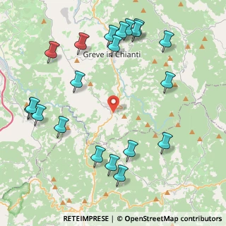 Mappa Via del Mascherone, 50022 Greve in Chianti FI, Italia (5.3215)