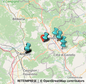 Mappa Via Martiri della Libbia, 52031 Anghiari AR, Italia (11.353)