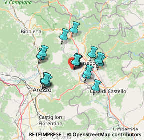 Mappa Via Martiri della Libbia, 52031 Anghiari AR, Italia (10.6525)