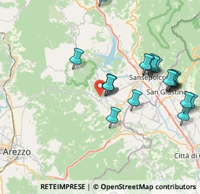 Mappa Via Martiri della Libbia, 52031 Anghiari AR, Italia (8.5635)