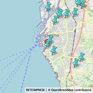 Mappa Largo Bellavista, 57126 Livorno LI, Italia (2.93643)