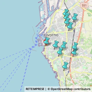 Mappa Largo Bellavista, 57126 Livorno LI, Italia (2.29083)