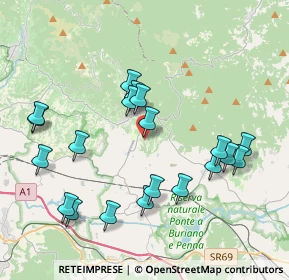 Mappa Località Borro, 52024 Loro Ciuffenna AR, Italia (4.245)