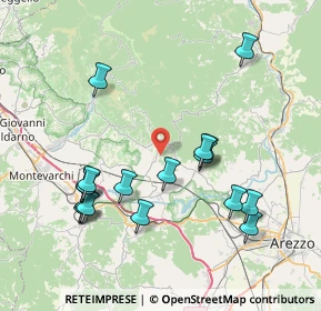 Mappa Località Borro, 52024 Loro Ciuffenna AR, Italia (8.41647)