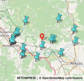 Mappa Località Borro, 52024 Loro Ciuffenna AR, Italia (9.6195)