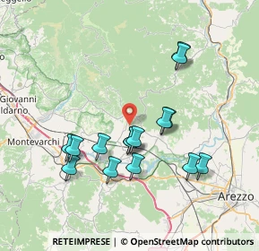 Mappa Località Borro, 52024 Loro Ciuffenna AR, Italia (7.14133)