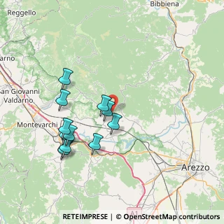 Mappa Località Borro, 52024 Loro Ciuffenna AR, Italia (7.44727)
