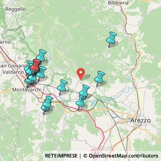 Mappa Località Borro, 52024 Loro Ciuffenna AR, Italia (9.6765)