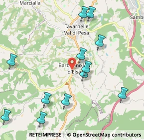 Mappa Via Semifonte, 50028 Barberino Tavarnelle FI, Italia (2.46167)