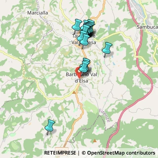 Mappa Via Semifonte, 50028 Barberino Tavarnelle FI, Italia (1.8955)