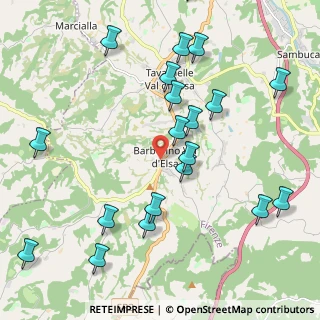 Mappa Via Semifonte, 50028 Barberino Tavarnelle FI, Italia (2.5175)