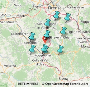 Mappa Via Semifonte, 50028 Barberino Tavarnelle FI, Italia (10.67357)