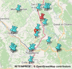 Mappa Via Semifonte, 50028 Barberino Tavarnelle FI, Italia (9.7775)