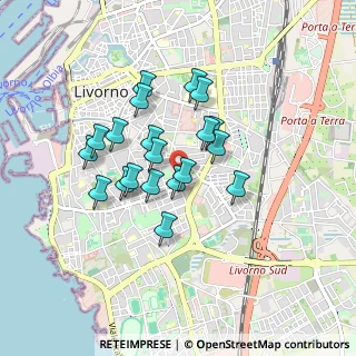 Mappa Via Francesco Redi, 57125 Livorno LI, Italia (0.714)