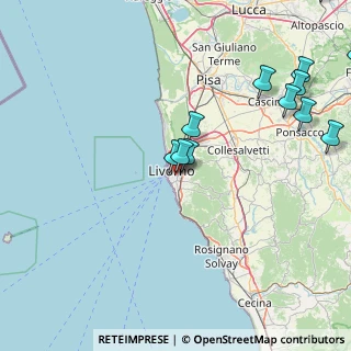Mappa Via Francesco Redi, 57125 Livorno LI, Italia (24.44333)