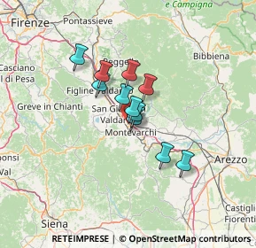 Mappa Viale Giacomo Leopardi, 52025 Montevarchi AR, Italia (8.79)