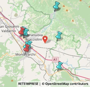 Mappa Frazione Tasso, 52028 Terranuova Bracciolini AR, Italia (4.32455)