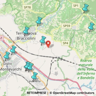 Mappa Frazione Tasso, 52028 Terranuova Bracciolini AR, Italia (3.06909)