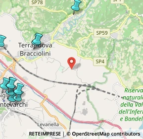 Mappa Frazione Tasso, 52028 Terranuova Bracciolini AR, Italia (3.52455)