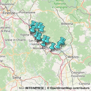 Mappa Frazione Tasso, 52028 Terranuova Bracciolini AR, Italia (9.32737)