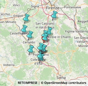 Mappa 50028 Barberino Tavarnelle FI, Italia (10.59)