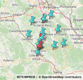 Mappa 50028 Barberino Tavarnelle FI, Italia (10.58267)