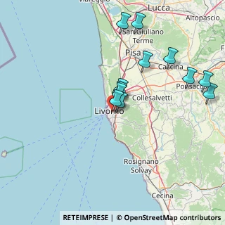 Mappa Via S. Gaetano, 57125 Livorno LI, Italia (15.02167)