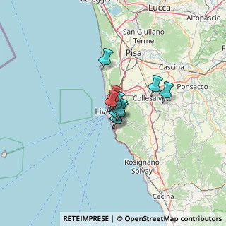 Mappa Via S. Gaetano, 57125 Livorno LI, Italia (5.5275)