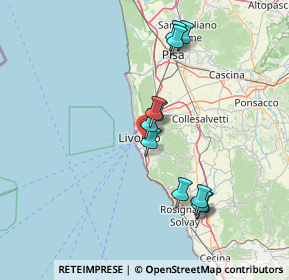 Mappa Via S. Gaetano, 57125 Livorno LI, Italia (13.63091)