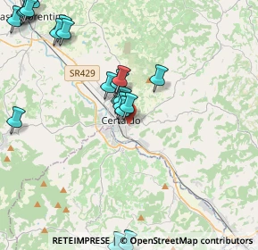 Mappa SP 79 Fiorentina, 50052 Certaldo FI, Italia (5.098)