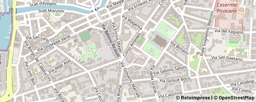 Mappa Livorno