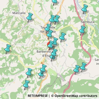 Mappa Via Alessandro Manzoni, 50021 Barberino Val D'elsa FI, Italia (2.3995)