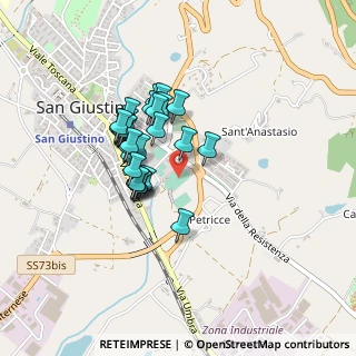 Mappa Via Olimpia, 06016 San Giustino PG, Italia (0.33448)