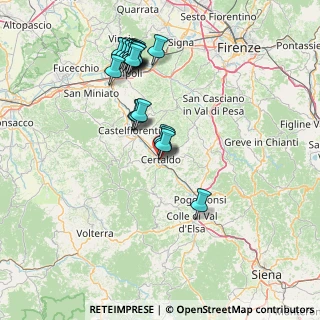 Mappa Via Martiri di Montemaggio, 50052 Certaldo FI, Italia (15.628)