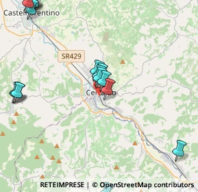 Mappa Via Martiri di Montemaggio, 50052 Certaldo FI, Italia (6.1045)