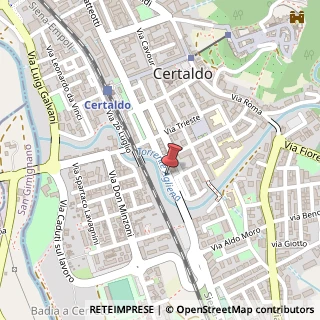 Mappa Via del Vicano, 2, 50052 Certaldo, Firenze (Toscana)