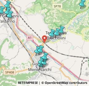 Mappa Via Valdarno Casentinese, 52028 Terranuova Bracciolini AR, Italia (2.57571)