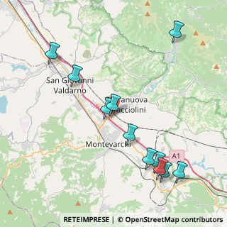 Mappa Via Valdarno Casentinese, 52028 Terranuova Bracciolini AR, Italia (4.76818)
