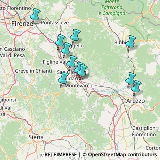 Mappa Via Valdarno Casentinese, 52028 Terranuova Bracciolini AR, Italia (14.96818)