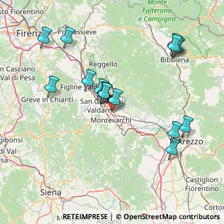 Mappa Via Valdarno Casentinese, 52028 Terranuova Bracciolini AR, Italia (17.26875)