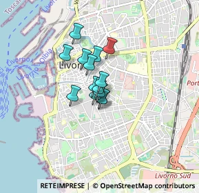 Mappa Via Gaetano Poggiali, 57125 Livorno LI, Italia (0.46214)