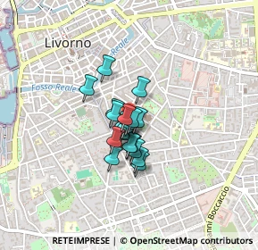 Mappa Via Gaetano Poggiali, 57125 Livorno LI, Italia (0.229)