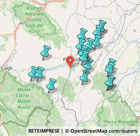 Mappa Via dell'Industria, 61045 Pergola PU, Italia (6.827)