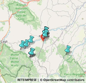 Mappa Via dell'Industria, 61045 Pergola PU, Italia (4.96923)