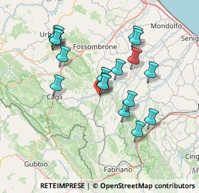 Mappa Via dell'Industria, 61045 Pergola PU, Italia (13.97722)