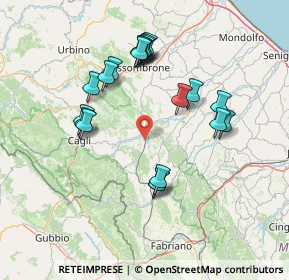 Mappa Via dell'Industria, 61045 Pergola PU, Italia (14.6085)