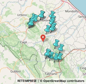 Mappa Via dell'Industria, 61045 Pergola PU, Italia (13.7275)