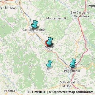 Mappa Via del Molino, 50052 Certaldo FI, Italia (5.635)