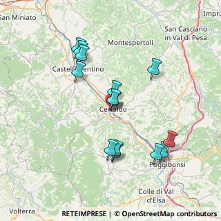 Mappa Via del Molino, 50052 Certaldo FI, Italia (7.41857)