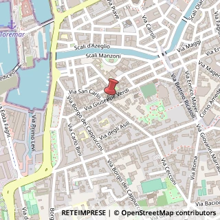 Mappa Via Giuseppe Verdi, 131, 57126 Livorno, Livorno (Toscana)